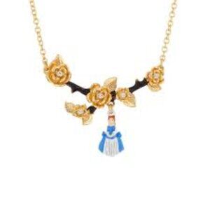 Les Nereides N2 Branch Of Golden Roses And The Beauty Necklace